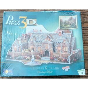Wrebbit Puzz 3D Foam Gardens Beyond Spring Gate Thomas Kinkade Sealed 2001